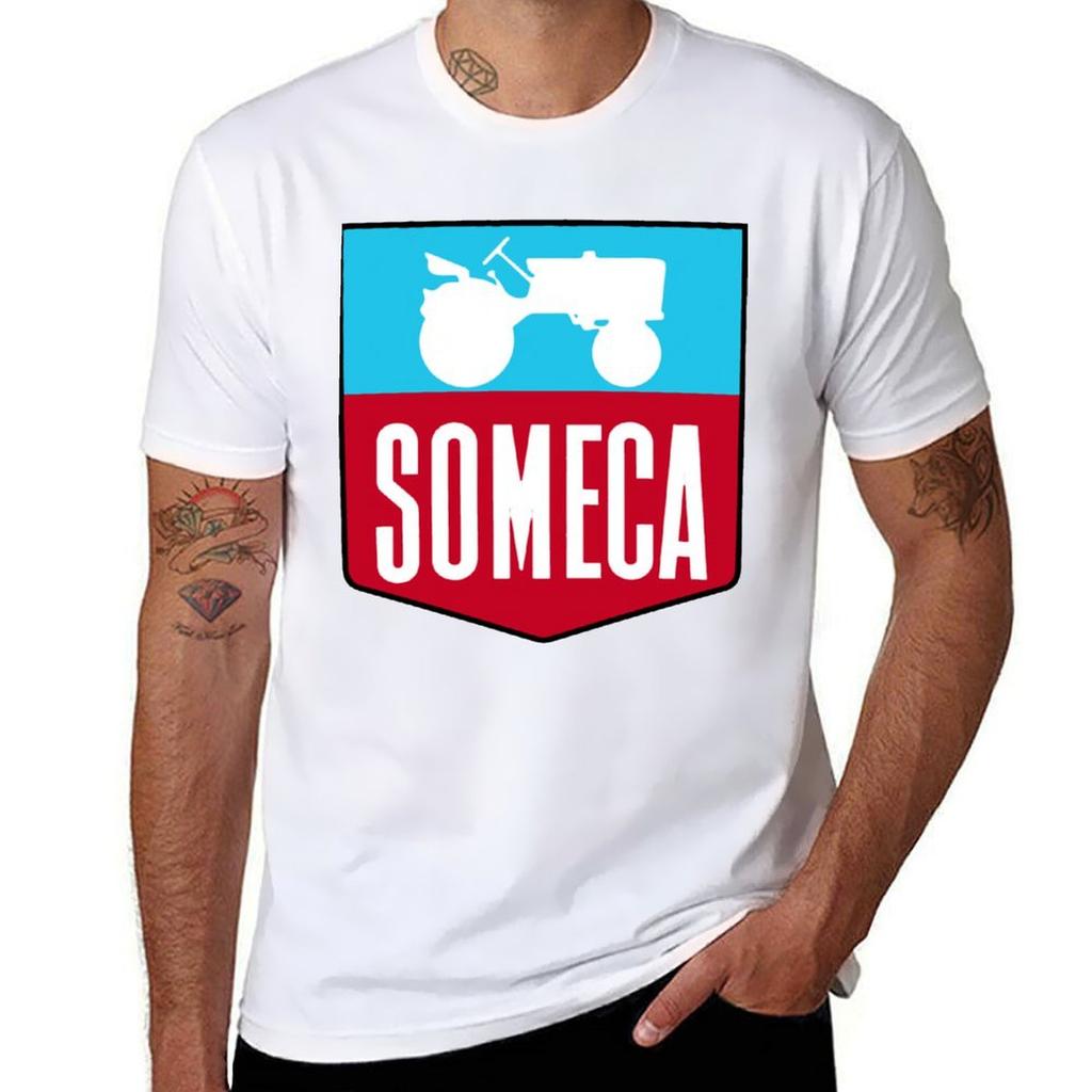 Someca Klasyczna Koszulka luźne koszulki koszulka z grafiką koszulki dla mężczyzn bawełna