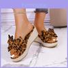 Summer Butterfly Bow Platform Slides With Rubber Sole For Womens Casual Comfort