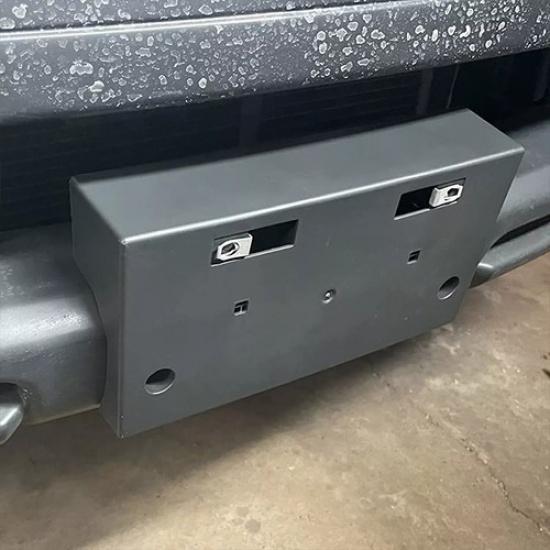 License Plate Mount Bracket For 2005- Nissan Frontier Front W/ Steel Bumper