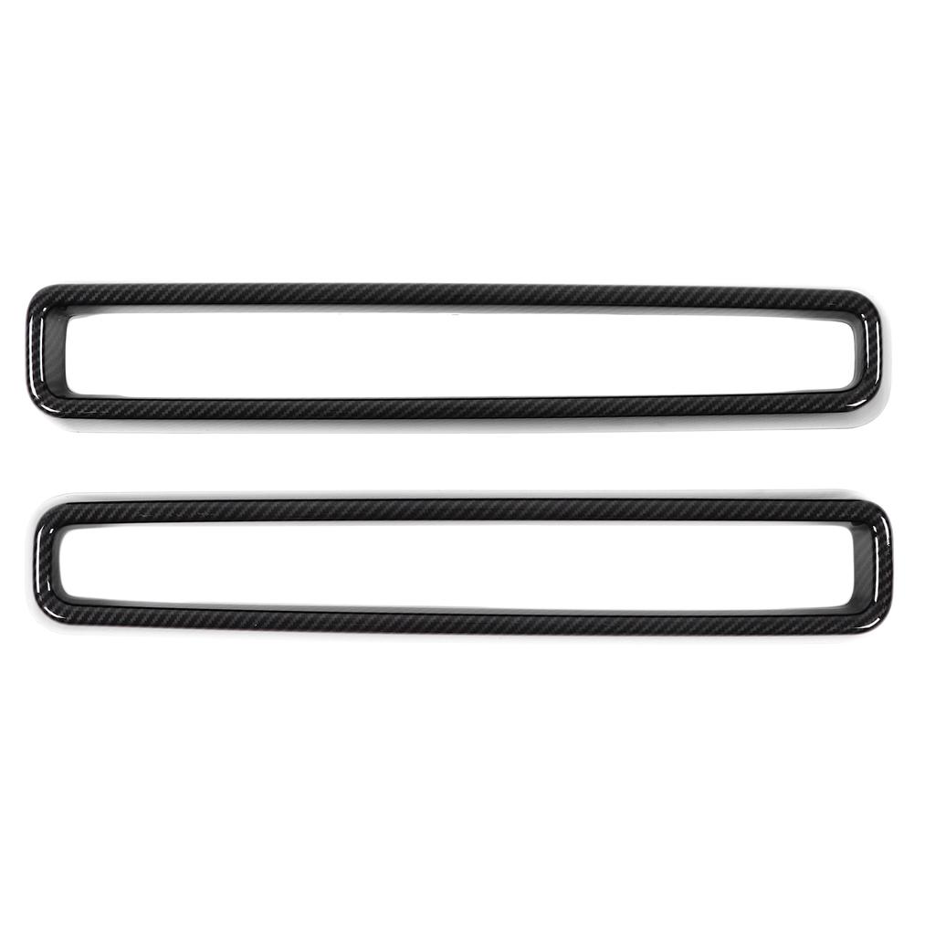 2 Pcs Front Grille Cover Trim Car Adaptations Replacement for     2015‑2021
