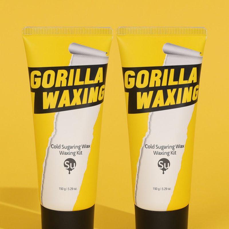 

gorillawaxing No-Heat Cold Sugaring Wax Waxing Kit (2-Pack) COLD SUGARING WAX WAXING KIT