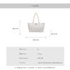 Large Capacity Bag Women's New Casual Fashion Versatile Shoulder Bag Simple Solid Color Down Bag