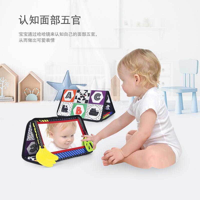 Трансграничная новая детская зеркальная тканевая книга «Ха-ха» — фото 5