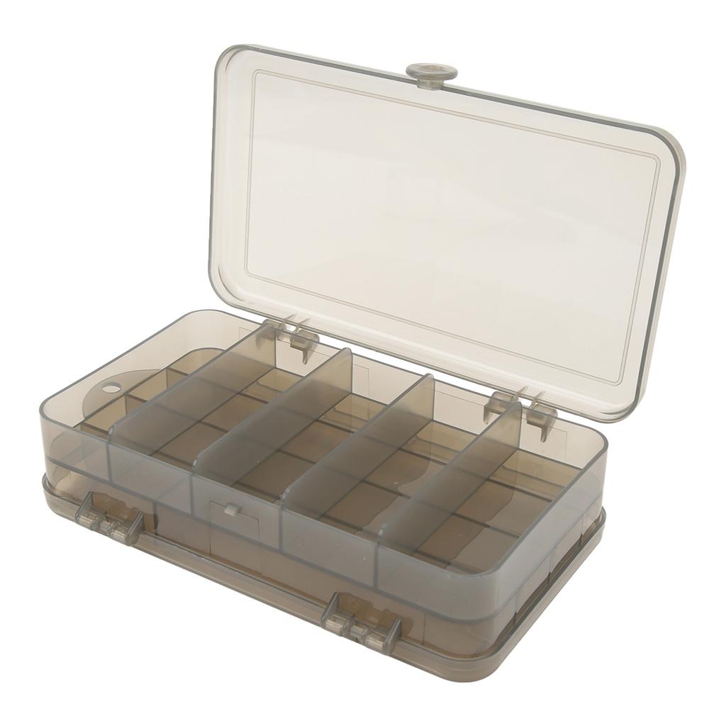 Fishing Lure Tray Plastic Compartments Design Large Capacity Multi Function Bait Box Fishing Tackle Tray