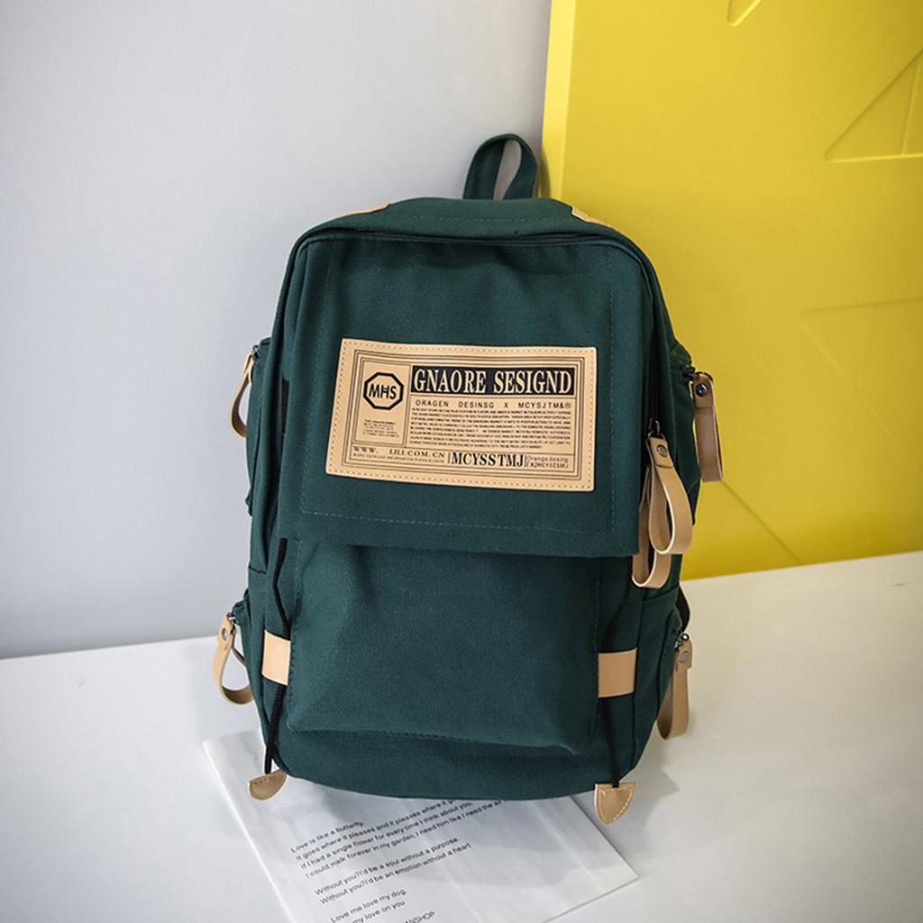 student canvas backpack