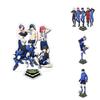Blue Prison-themed Acrylic Double-layered Standee Anime Display Collectible
