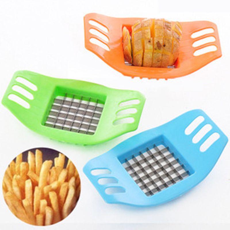 Fry French Potato Chip Cut Cutter Fruit Slicer Chopper Chipper Easy To Use Blade