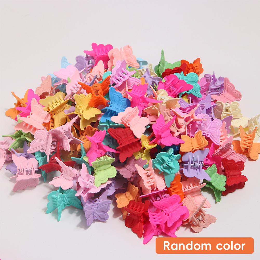 Красочные заколки для волос в виде бабочек, детские аксессуары для волос, заколки-краб для девочек, заколки-хвосты 1