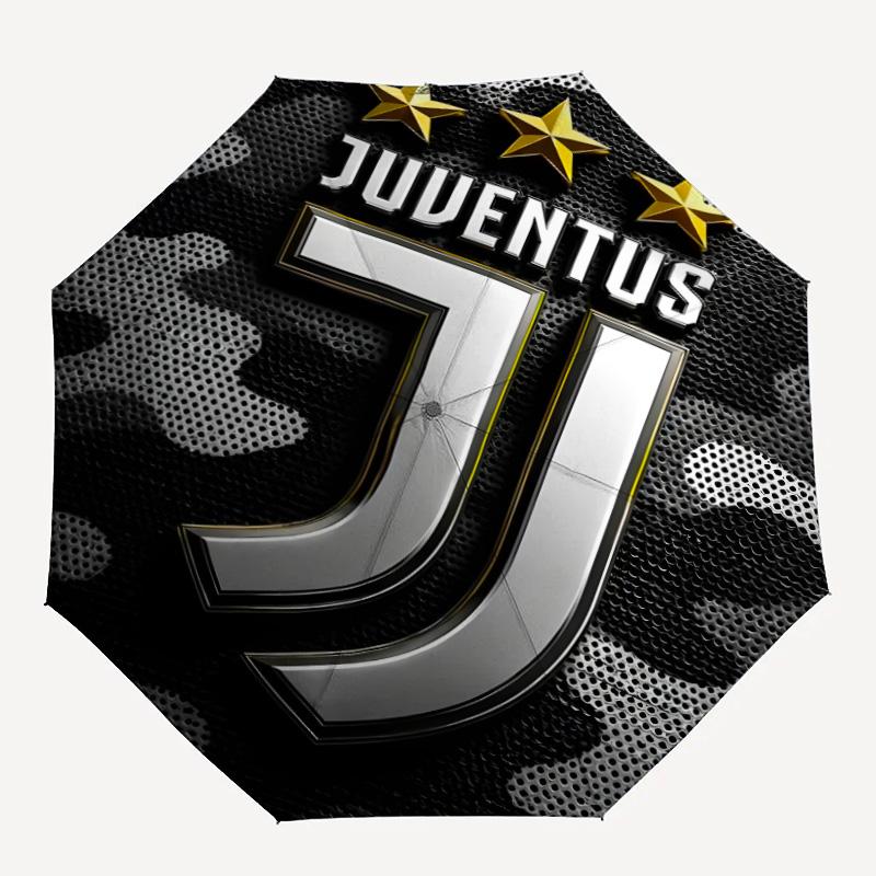 1pc Juventus Umbrella, Sun Protection, And UV Shielding. It Has Eight Sturdy Ribs for Outdoor Use And Perfect As a Holiday Gift