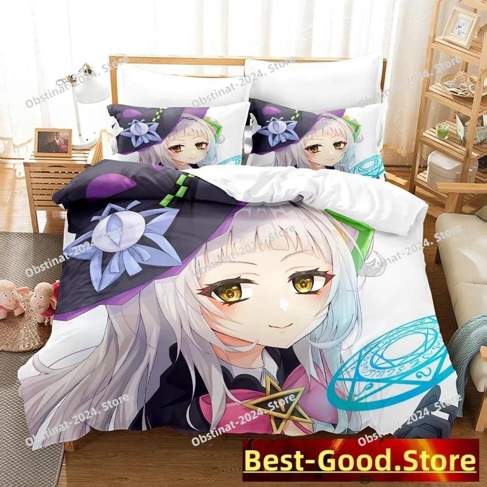 Murasaki Shion Bedding Set Printed single Comforter Duvet Cover Pillow Case 3 Pieces Kids Adult Size Anime Kawaii Girl Bed