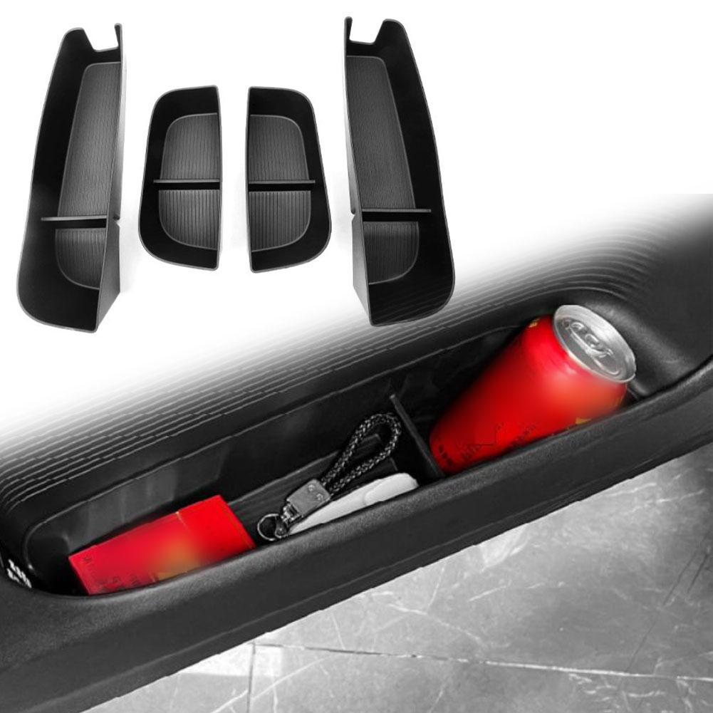 4PCS Door Side Storage Box Front Rear Door Handle Armrest Tray Organizer For XPENG For G6 For G7 2025-2025 TPE