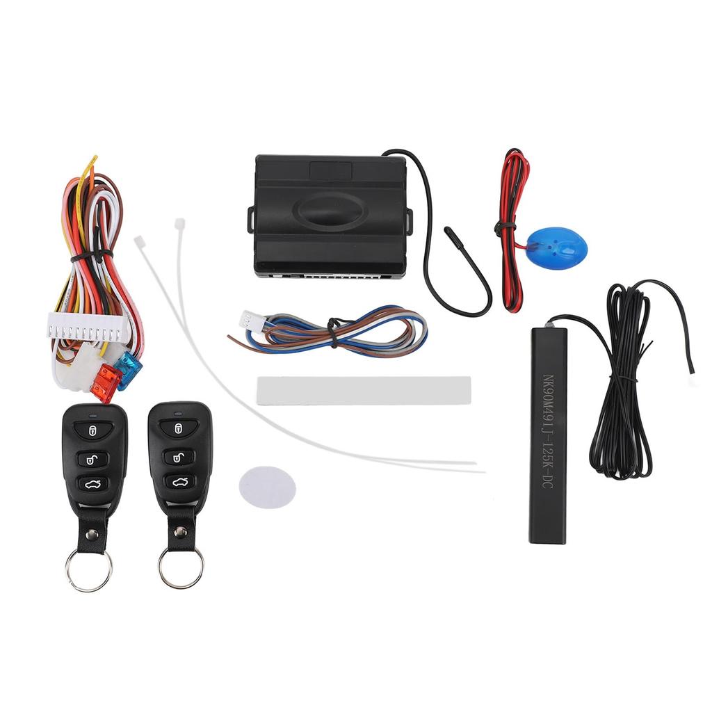 Car Keyless Entry System Kit Intelligent PKE Push Button Remote Start Kit Car Anti-Theft