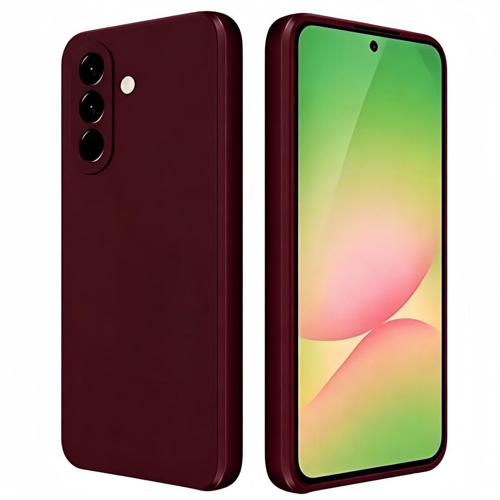 Noble Fashion Solid Colour Shockproof Protective Liquid Silicone Case For Samsung Galaxy A56