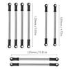 8pcs Metal   Joint Link Rod RC Accessory Fit for   SCX10II 90046 D90 1Celsius10 RC Car