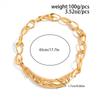 Exaggerated Thick Chain Metal Collarbone Chain, Niche Design, New Hot Selling Necklace