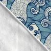 Fish Print Beach Towel, Quick Dry Super Absorbent Soft Lightweight for Beach Swimming Camping Travel Ideal Holiday Gift