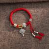 Men and Women Ethnic-style Hand-woven String Bracelet, Retro Color Cotton Thread Woven Bracelet