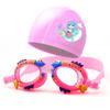 MDNG Kids' Cartoon Swim Goggles & Cap Set