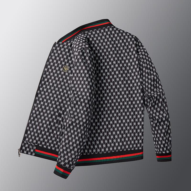 

Вышитая белая куртка для мужчин весна и осень новая бейсбольная форма мужская куртка L