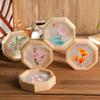 1Set Embroidery Kit Floral Patterns Diy Crafts Cross Stitch Kits Embroidery Needlework Handmade for Beginner Sewing Home Decor