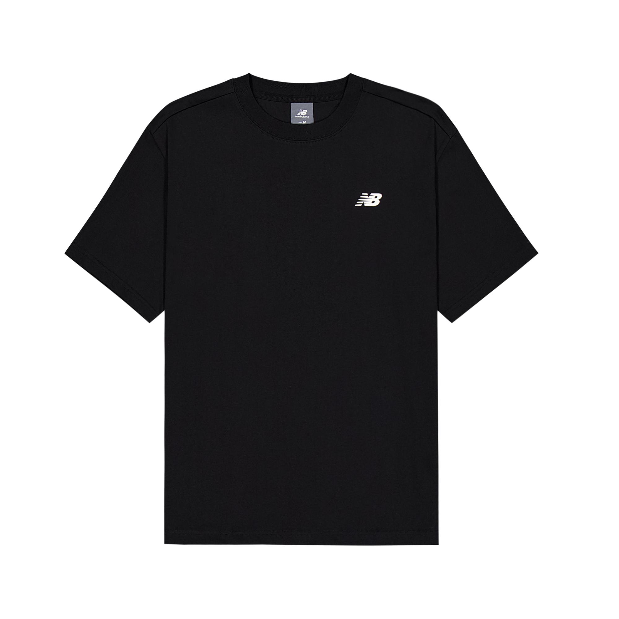 New Balance Short Sleeved T Shirts Men s Black MT61U5N1-BK XXL