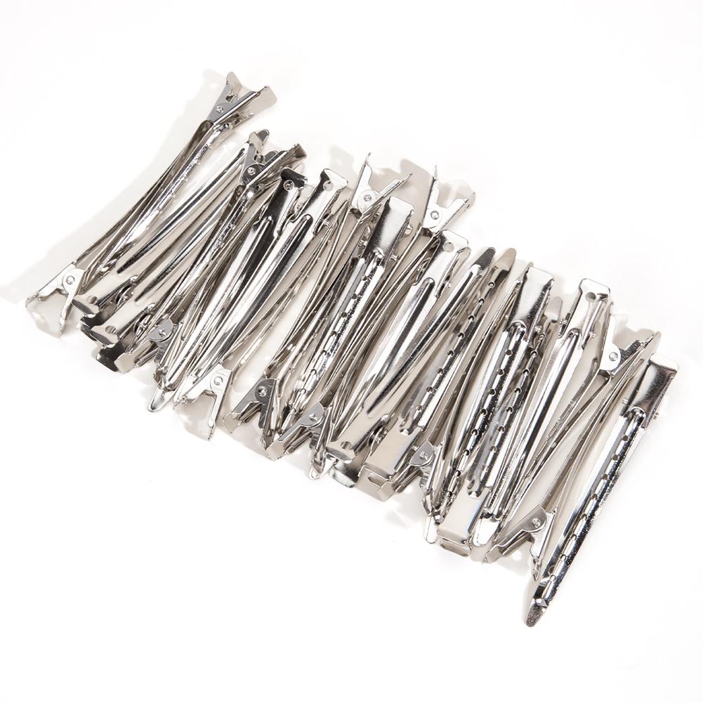 Duck Billed Hair Accessories Stainless Steel Hair Styling Clips 24 pcs for Hair Coloring Thick Hair Roller Salon Bows DIY China Mainland