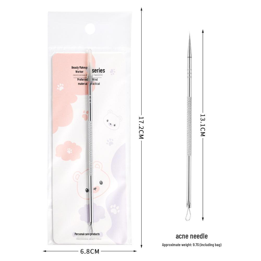 Heat-Treated Precision Blackhead & Acne Extraction Needle - Individually Packaged Beauty Tool