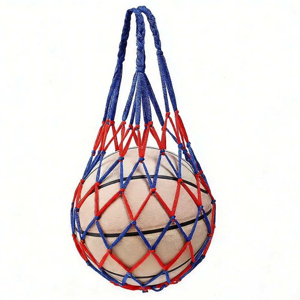 Sports Portable Equipment Nylon Nylon Net Bag Weaving Multiple Colors Basketball Carry Bag Mesh Net Bag Volleyball Ball