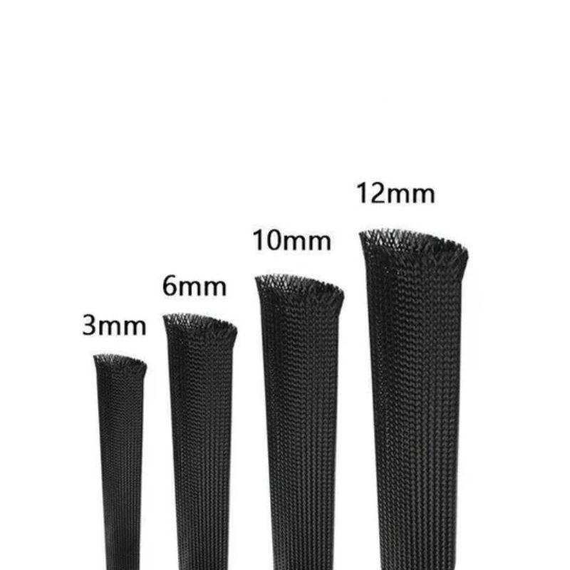 Avifly Pet Expandable Cable Braid - Black