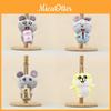 Plush Mouse Keychain Cute Animal Toy With Pp Cotton Filling For Bag Accessories