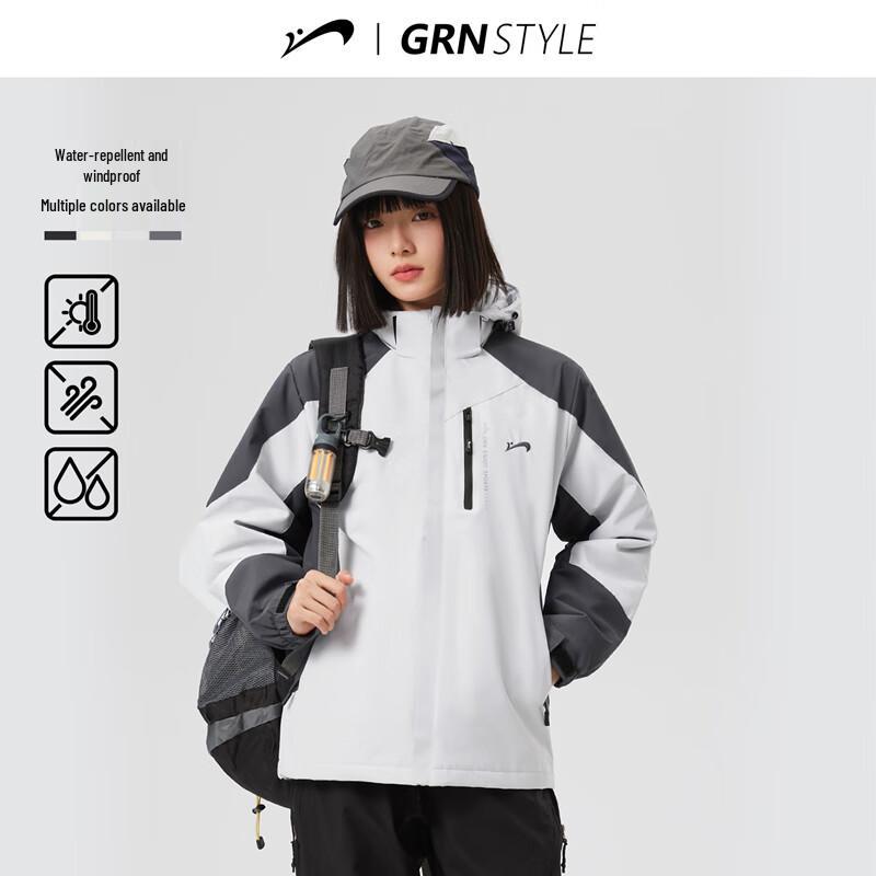 Guirenniao Unisex Graphene Hooded Winter Padded Jacket
