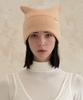 Bajal Va Label Square Beanie Beige