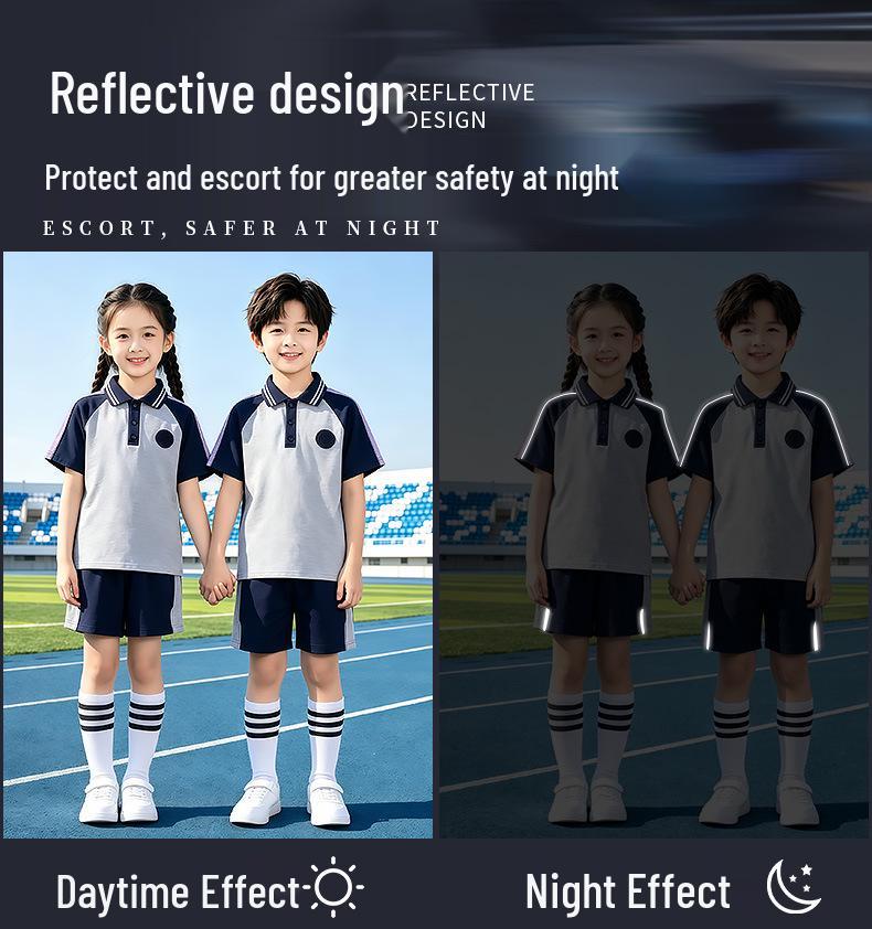 Liaoning Shenyang Primary School Summer Uniform Set for Students - Multi-piece, All-Season Wear