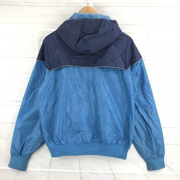 Nike 1980s Vintage Blue Tag Hoodie Jacket Men's M Navy X Blue Full Zip(USED)