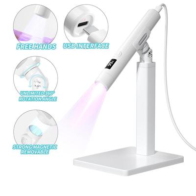Otočný držák LED lampy na nehty Sušák na nehty UV lampa Stroj na zdobení nehtů Gel lak na nehty s rychlým vytvrzením