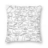 F1 Circuits Pillowcase Polyester Linen Velvet Pattern Zip Decor Throw Pillow Case Bed Cushion Cover