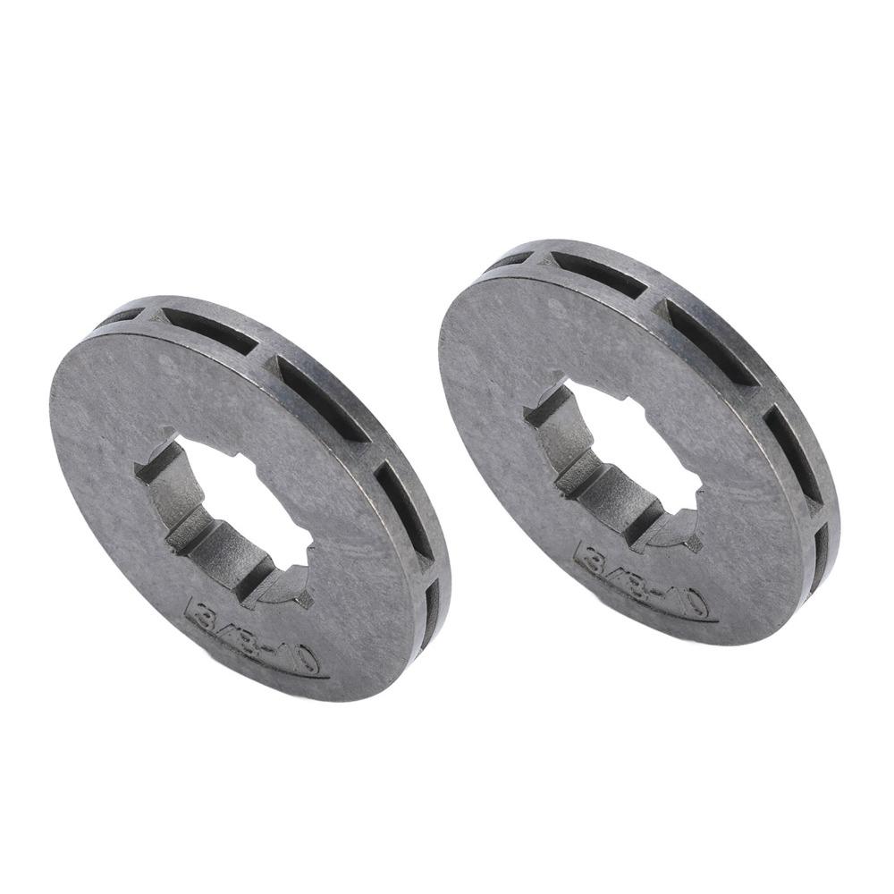 2PCS Dark Silver Chainsaw Rim Sprocket Metal Chainsaw Parts for Stihl 070 080 090 MS640 MS660