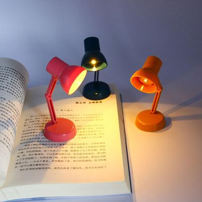 Rotating Warm Lighting Mini Reading Lighting Doll Accessories Toy Furniture Dollhouse Table Light