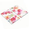Durable and Stylish Glass Boards with Watercolor and Peony Pattern 2x30x52 Cm