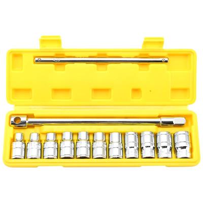 L-Shaped Socket Wrench Set with Hexagonal Extension Bar and Tire Socket
