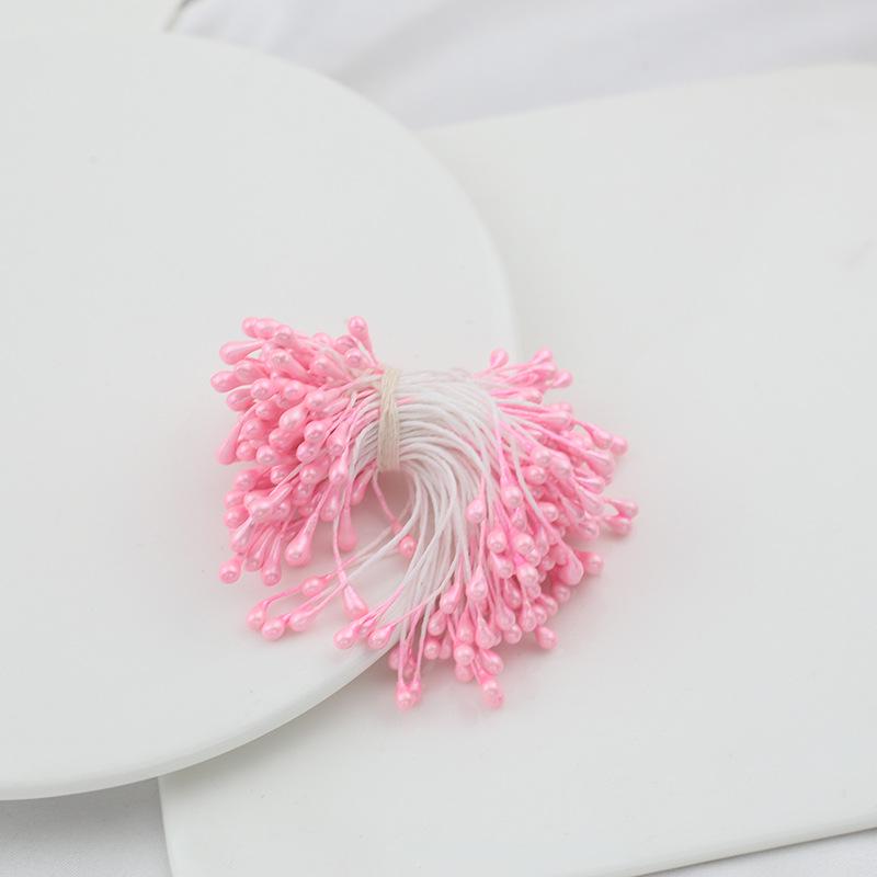 3mm Multicolor Pearlescent Silk Screen Ribbon Flower Stamen Bud