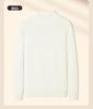 Men's Wool Modal Knitwear: Half-High Neck Textured Base Layer for Autumn/Winter 2026