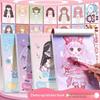 Kids Princess Dress Up Sticker Book No‑Cut Diy Makeup Stickers Cartoon Girl Changing Costume Sticker For Girls Gift