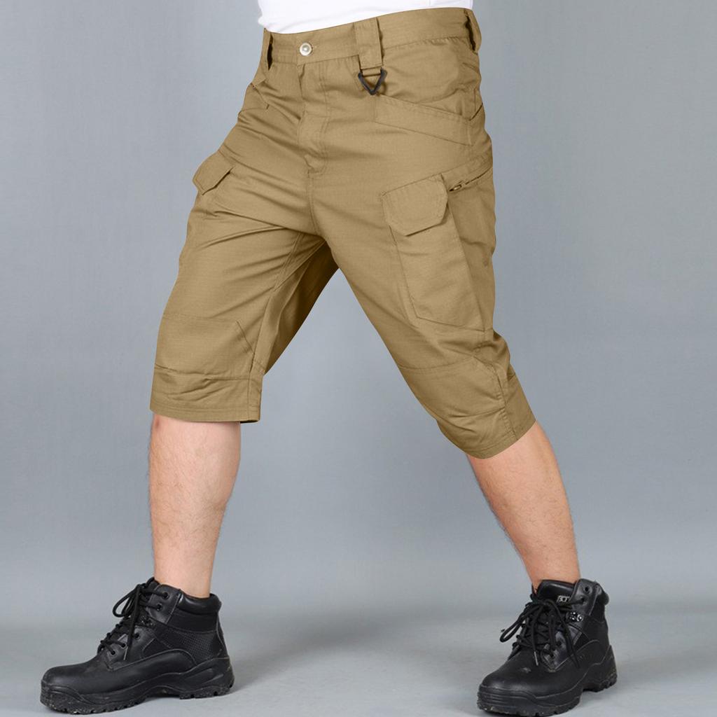 Men's Cargo Shorts Loose Fit Casual Hiking Shorts Outdoor Fishing Shorts With Multi Pockets