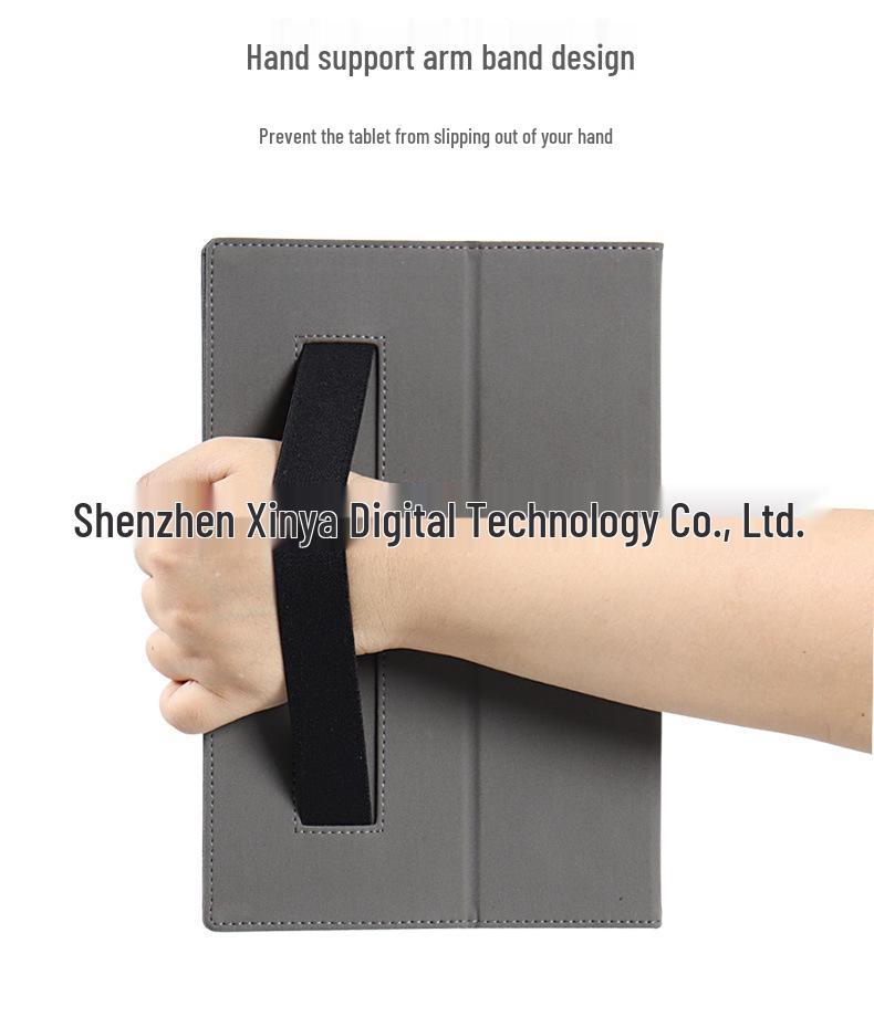 T-Mobile REVVL TAB 5G 10.36" Leather Case with Hand Holder