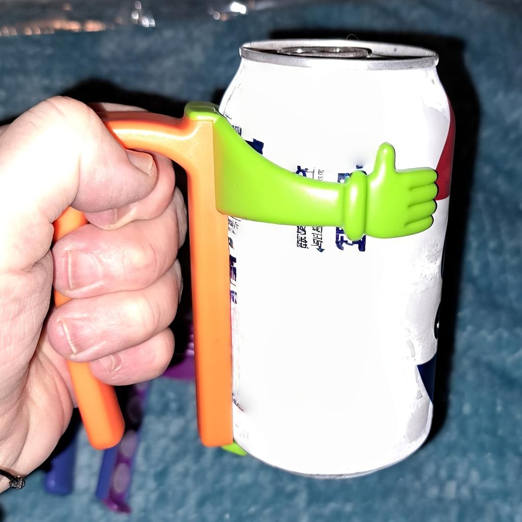 12oz Soda Dosen Tragehalter, Easy Grip Getränkedosen Griff für Soda, Bier, Limonade, Strapazierfähiger Kunststoff, Ideal für Partys, Veranstaltungen, Partyzubehör