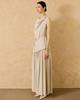 PADO SEOUL Pleated Maxi Culottes Pants Gray