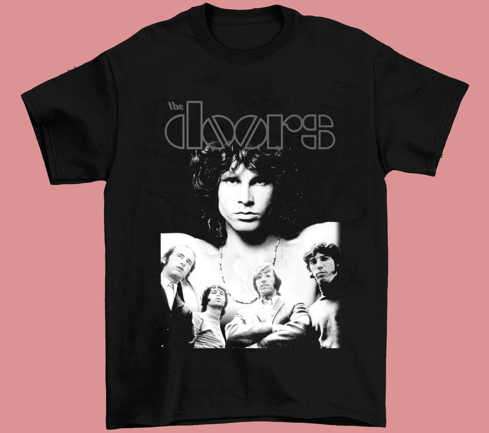 The Doors T-Shirt For Fans Black Short Sleeve Unisex All Size S-234XL Unisex T-Shirt
