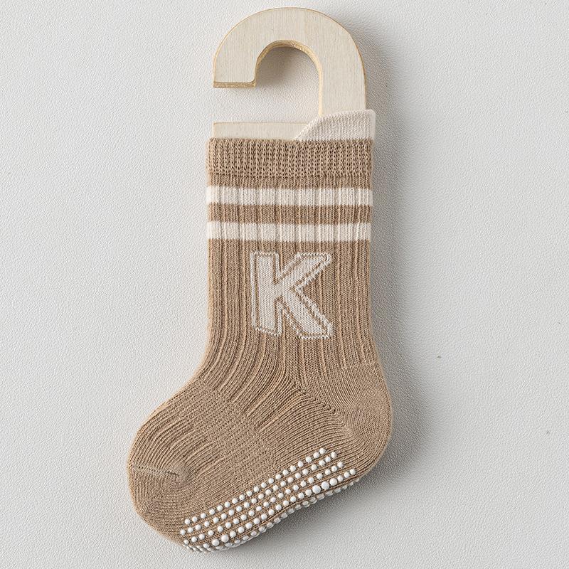 Dětské podlahové ponožky Vnitřní batolecí ponožky Čistá bavlna Prodyšné Protiskluzové dno Dětské ponožky