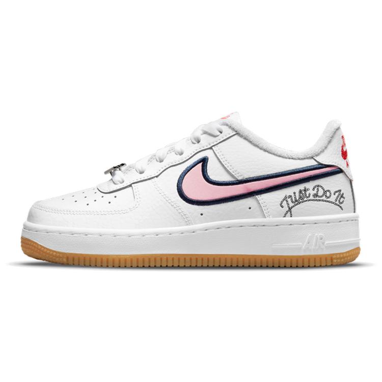 

Nike Air Force 1 Low LV8 Just Do It White Pink Glaze GS 35.5